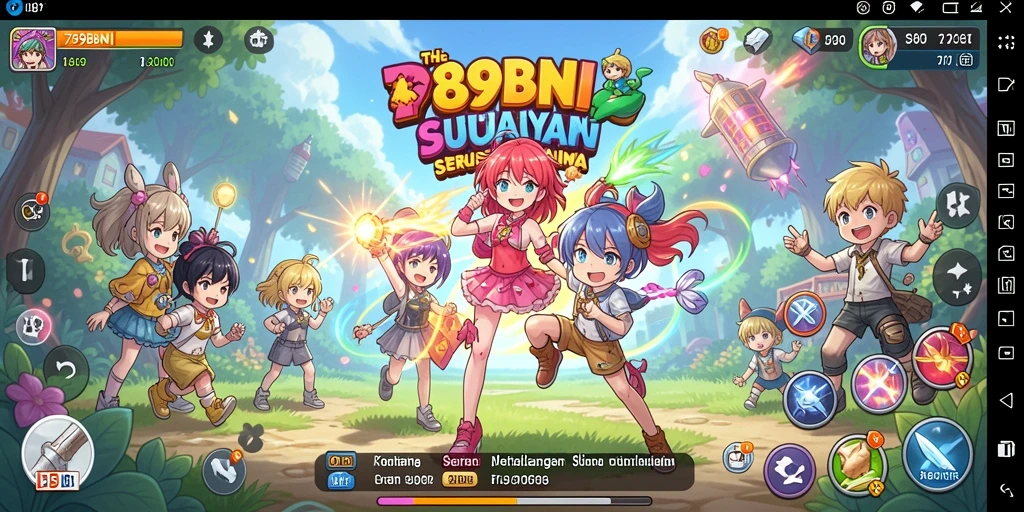 Tangkapan layar dari gameplay seru di 789BNI dengan karakter Anime.