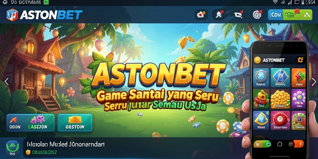 Screenshot gameplay ASTONBET menampilkan keseruan permainan Casual.