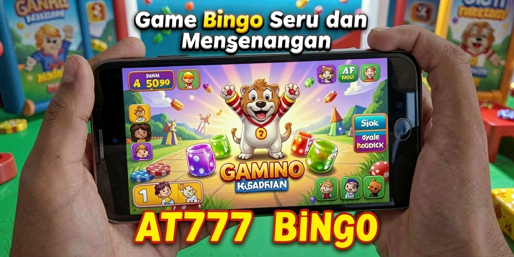 Screenshot gameplay AT777 menampilkan keseruan saat bermain Bingo.