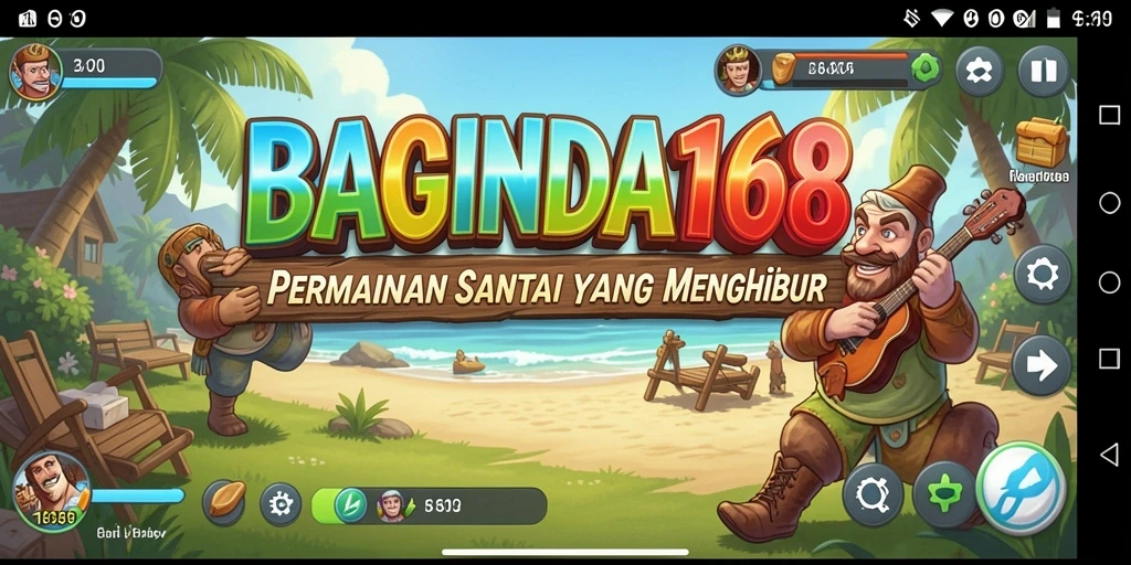 Tampilan gameplay yang menghibur dan warna-warni dari BAGINDA168.