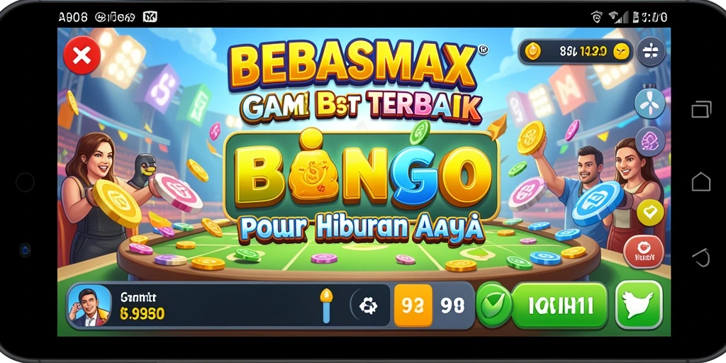 Gameplay seru BEBASMAX dengan tema Bingo yang menarik.