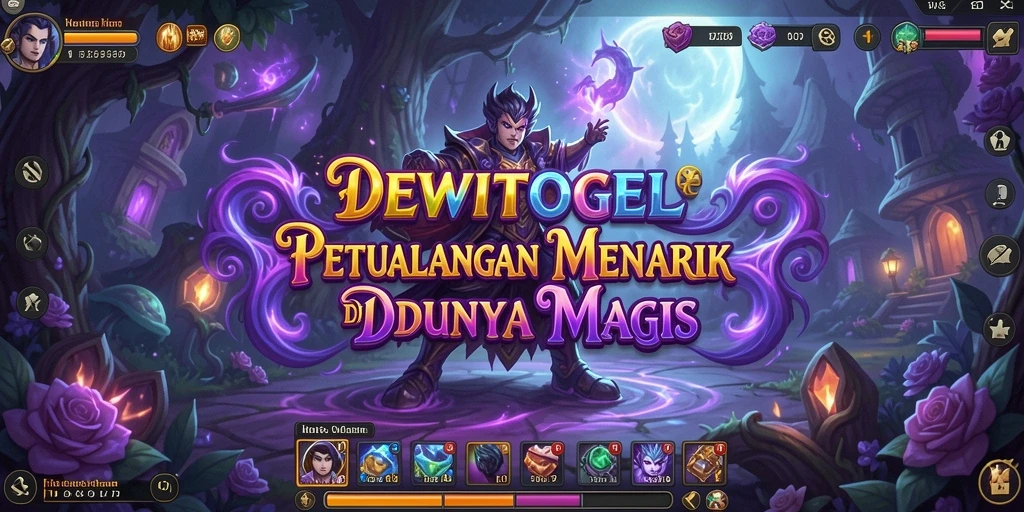 Screenshot gameplay DEWITOGEL dengan karakter menjelajahi dunia petualangan.