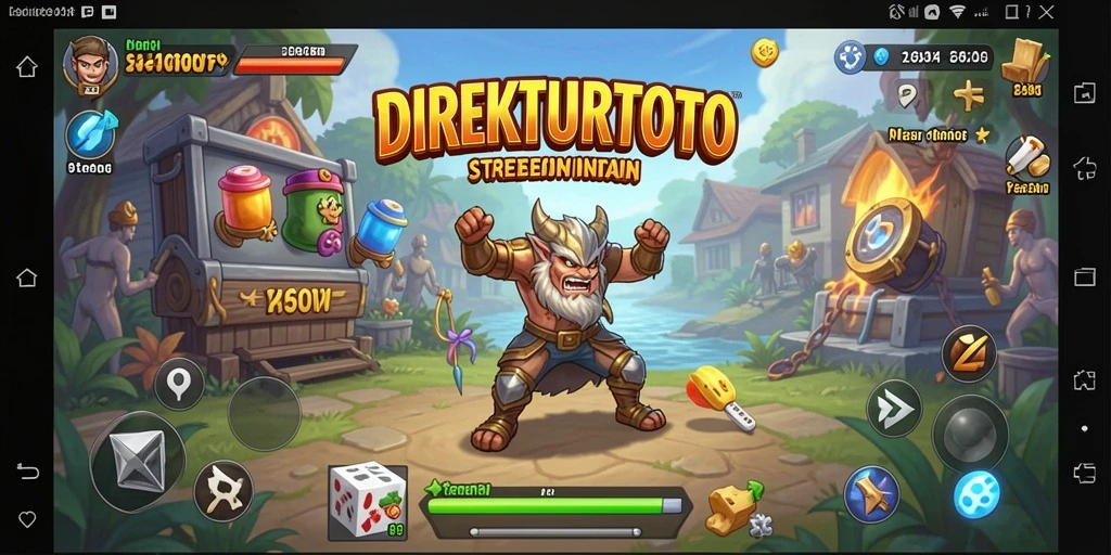 Tampilan gameplay strategi yang menarik dan seru.