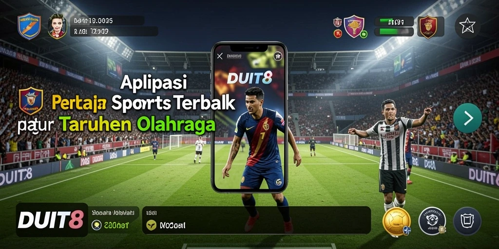Tampilan menarik dari gameplay sportsbook di aplikasi DUIT8.