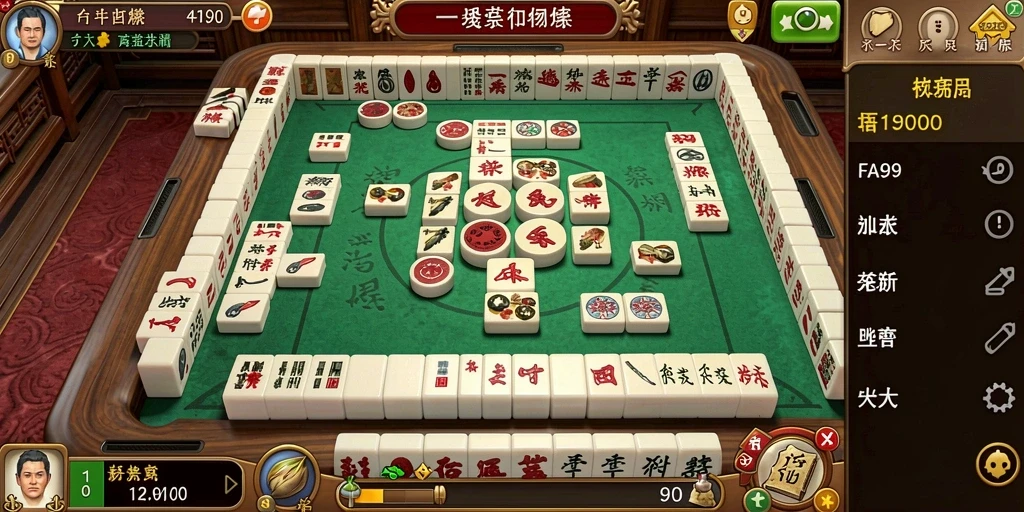 Tampilan gameplay Mahjong yang menarik dan penuh warna di FA99.