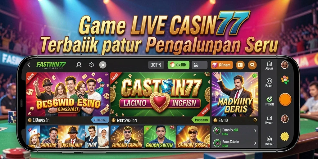 Tampilan gameplay Live Casino yang seru dan interaktif.
