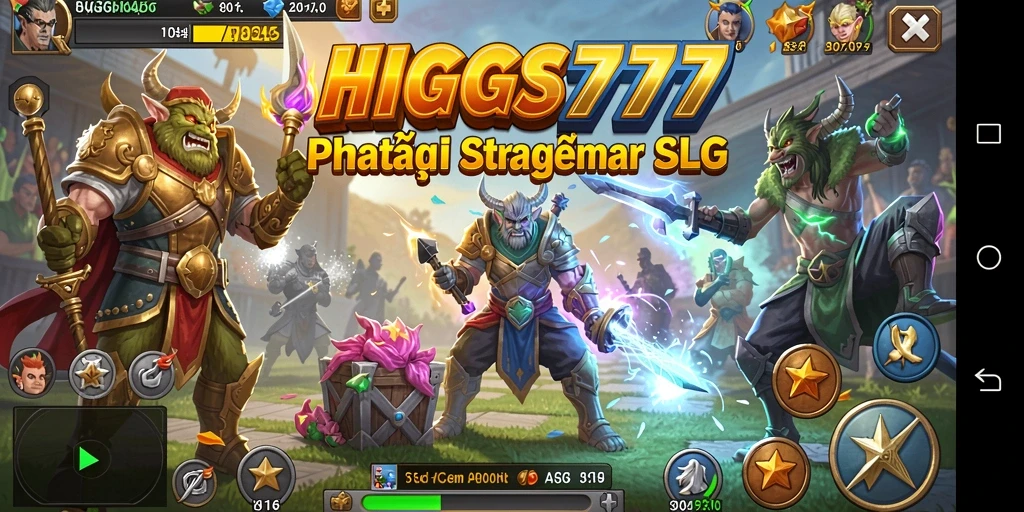 Screenshot HIGGS777 menampilkan pertempuran strategis yang mendebarkan.