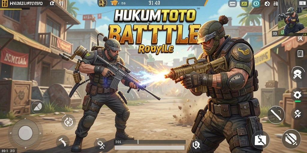 Gameplay menegangkan di arena HUKUMTOTO.