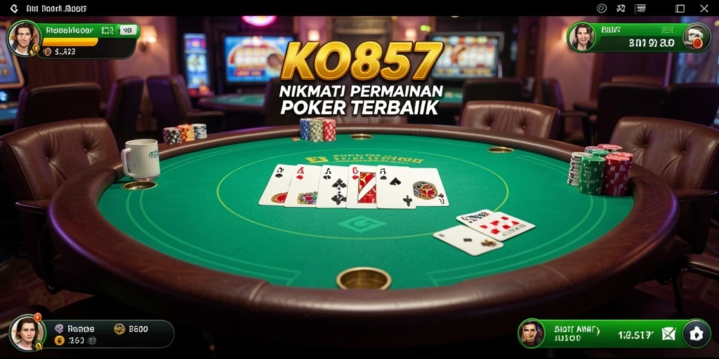 Gambaran menarik dari gameplay seru KO857 dalam permainan Poker.