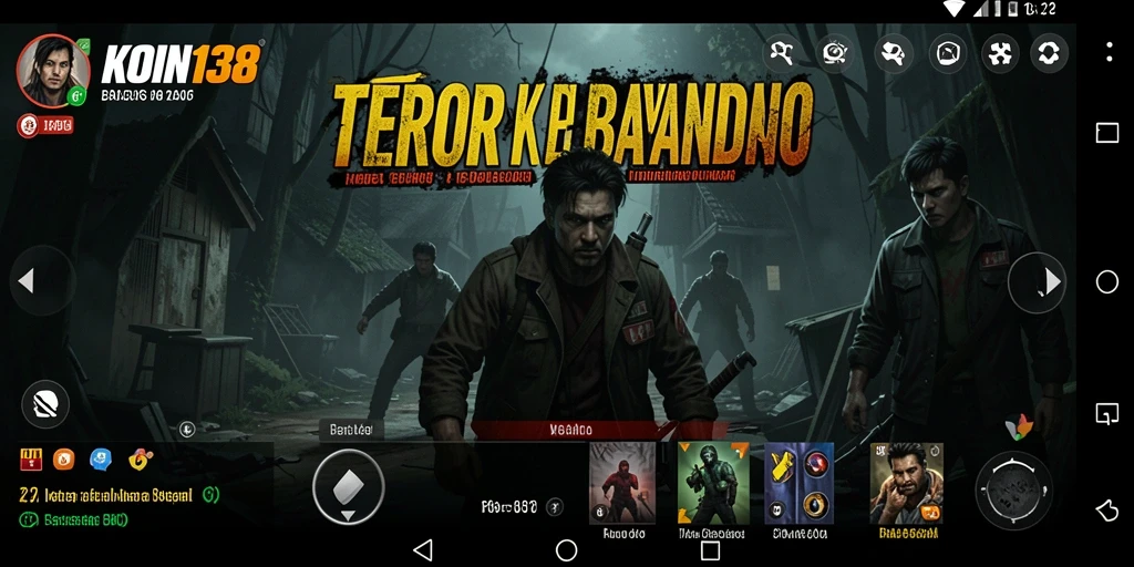Gambaran gameplay menegangkan dalam <strong>KOIN138</strong>, menunjukkan suasana Horror yang mencekam.
