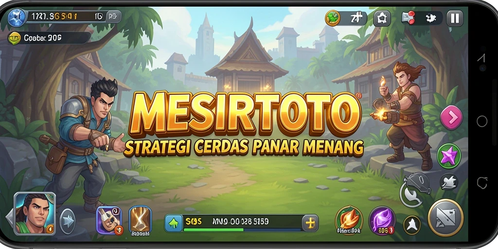 Tampilan menarik dari gameplay MESIRTOTO dengan berbagai karakter dan strategi.