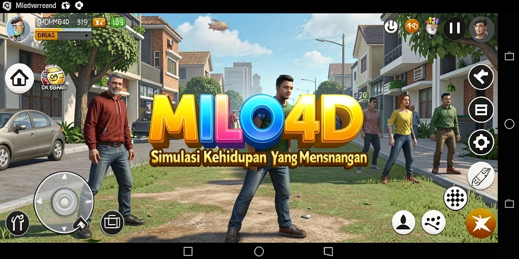 Tampilan gameplay <strong>MILO4D</strong> yang imersif dan interaktif.