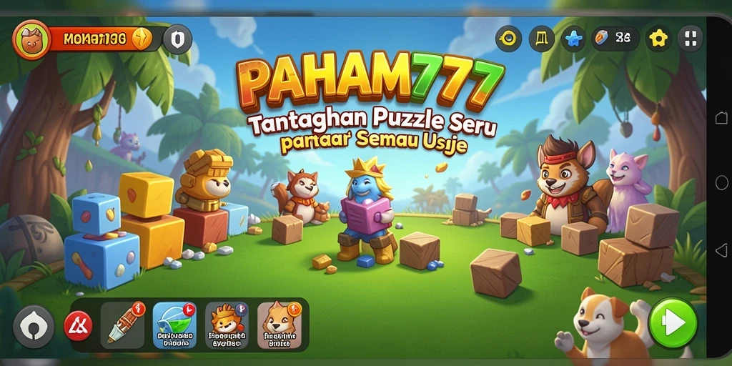 Tampilan gameplay PAHAM777 yang menarik dan menantang.