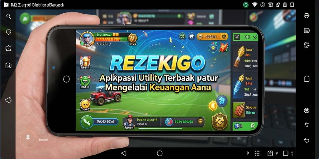 Tampilan antarmuka pengguna aplikasi REZEKIGO yang intuitif dan menarik.