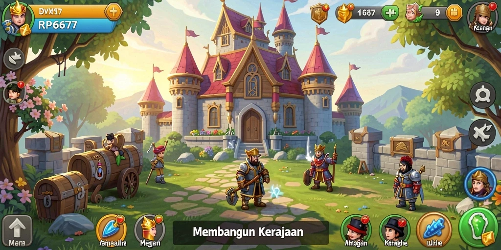 Tampilan gameplay <strong>RP6677</strong> yang menarik dan adiktif.