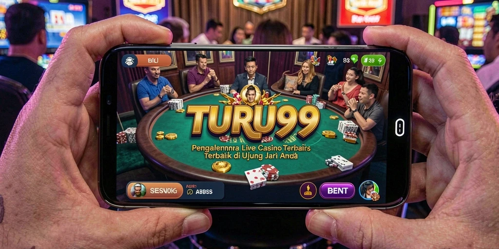 Tangkapan layar TURU99 menampilkan gameplay Live Casino yang menarik dan interaktif.