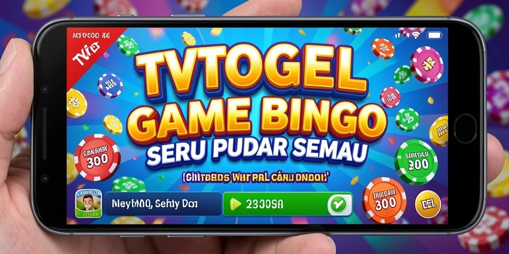 Screenshot utama TVTOGEL menampilkan gameplay Bingo yang menarik.