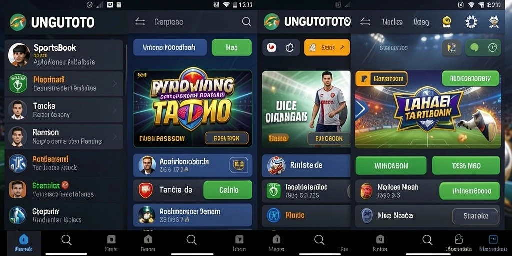 Screenshot menampilkan pengalaman taruhan langsung di UNGUTOTO.